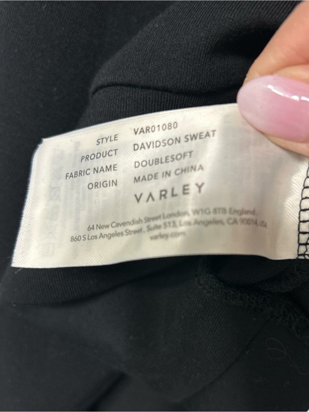 Varley NWOT Davison half zip doublesoft sweatshirt - Picture 7 of 9